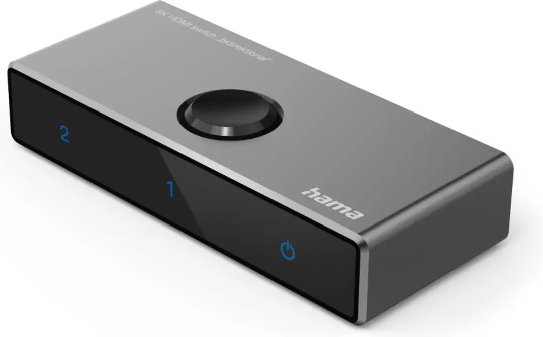 Hama 8K HDMI-Switch Bidirectional 1in2 Out/2in1 Out Zwart