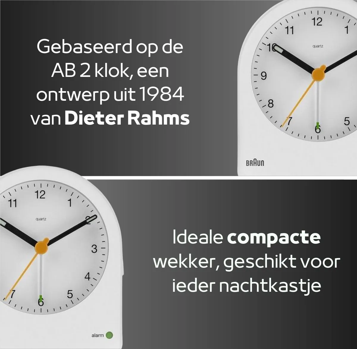 Braun BC22W Wekker - Wit - afbeelding 4 van 6