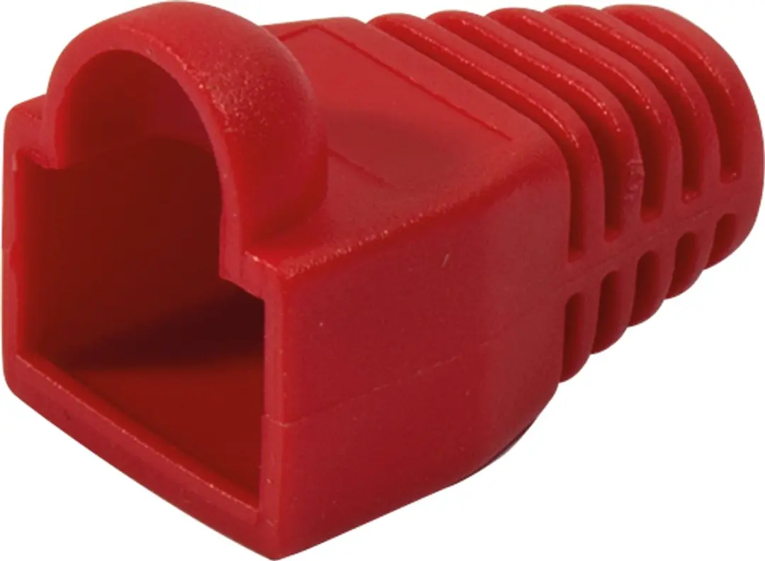 Logilink MP0010 Knikbeveiligingshuls RJ45 - Rood - 100 Stuks