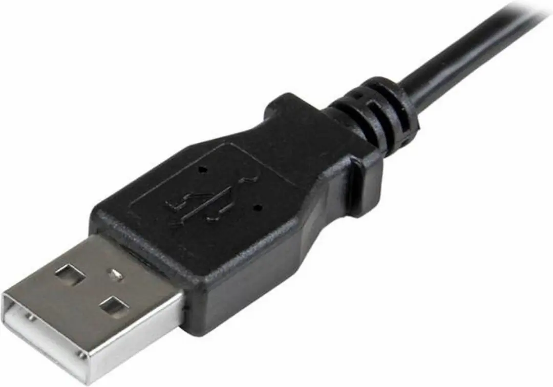 Startech Micro USB Haakse Kabel 0,5m - Zwart
