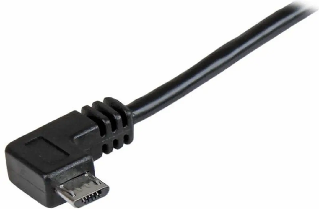 Startech Micro USB Haakse Kabel 0,5m - Zwart