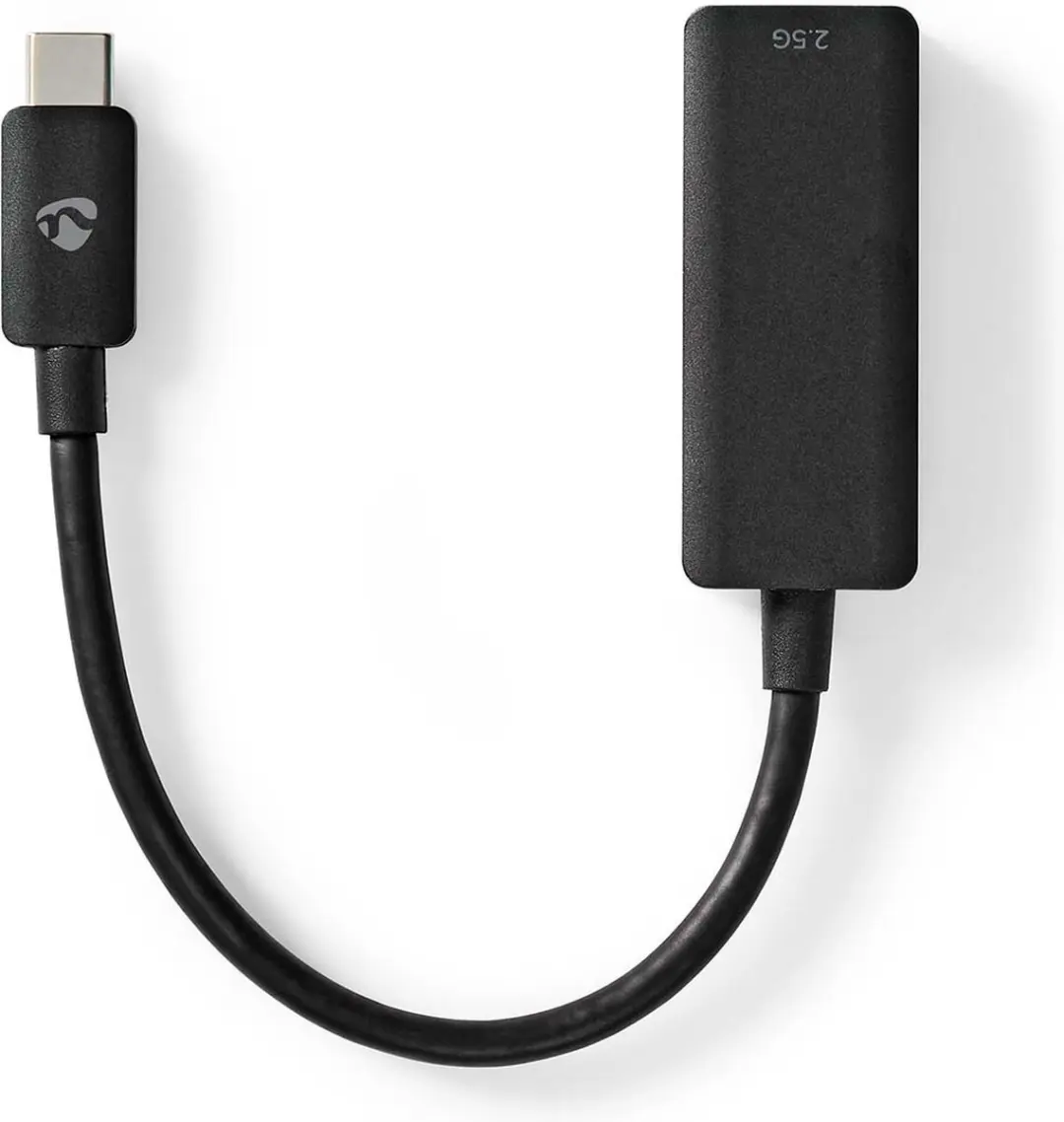 Nedis USB-C 2.5Gbps Netwerkadapter 0.2m - Zwart