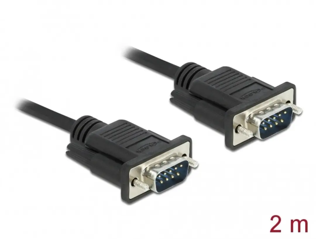 Delock RS-232 D-Sub 9 M/M Kabel 2m