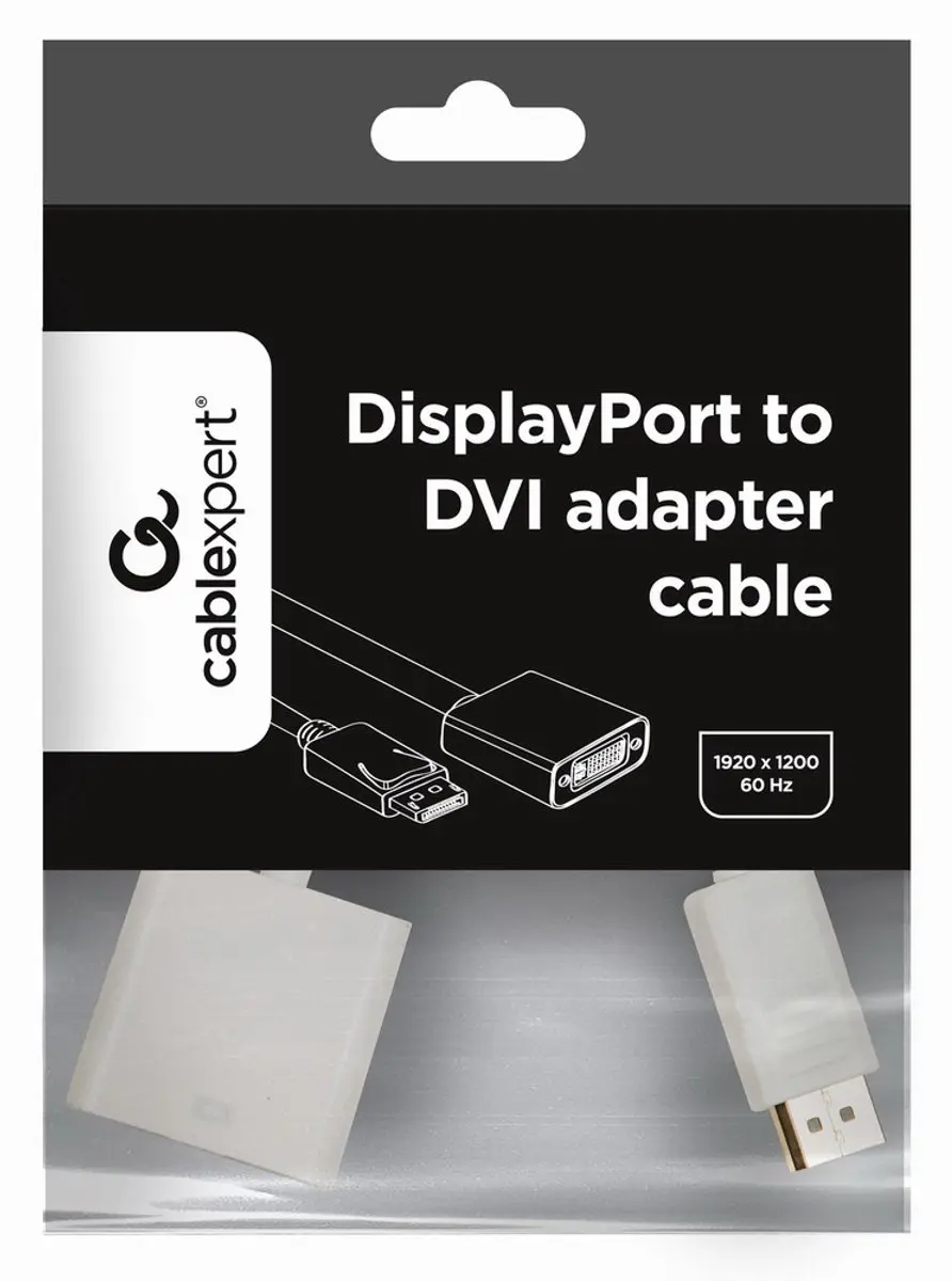 Gembird CablExpert DisplayPort naar DVI Adapterkabel - Wit