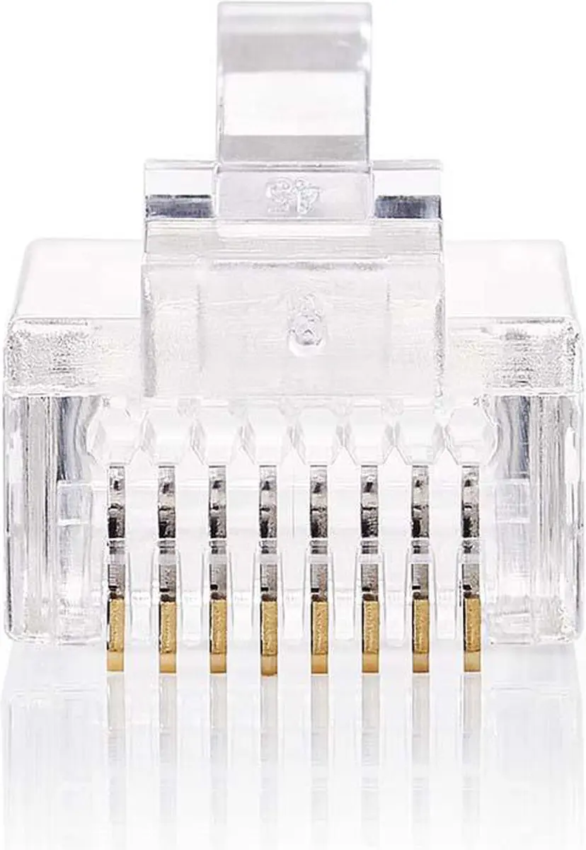 Nedis RJ45 Pass Through Connector CAT5 - Verguld - 10 Stuks
