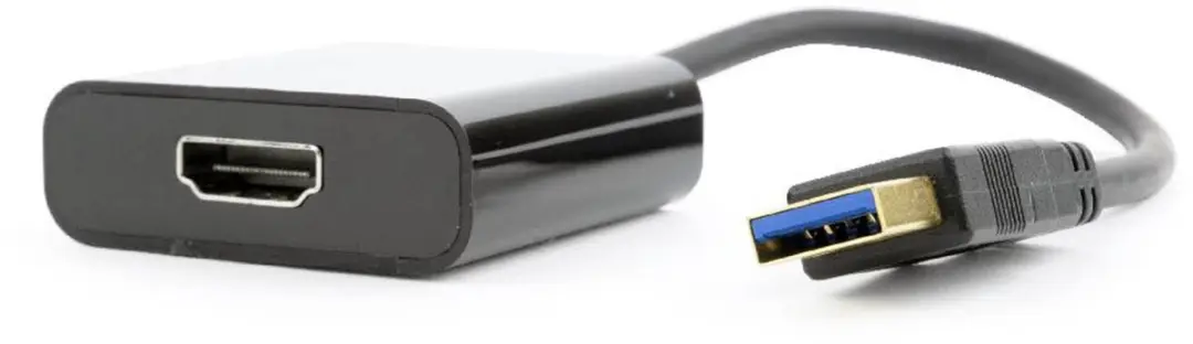 Gembird USB naar HDMI Display Adapter - Zwart
