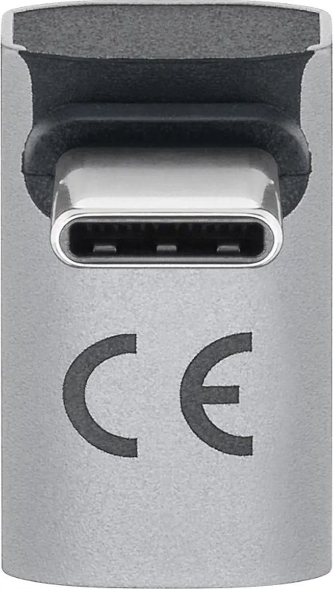 Goobay USB-C Haakse Adapter USB4 40Gbps 240W 8K60