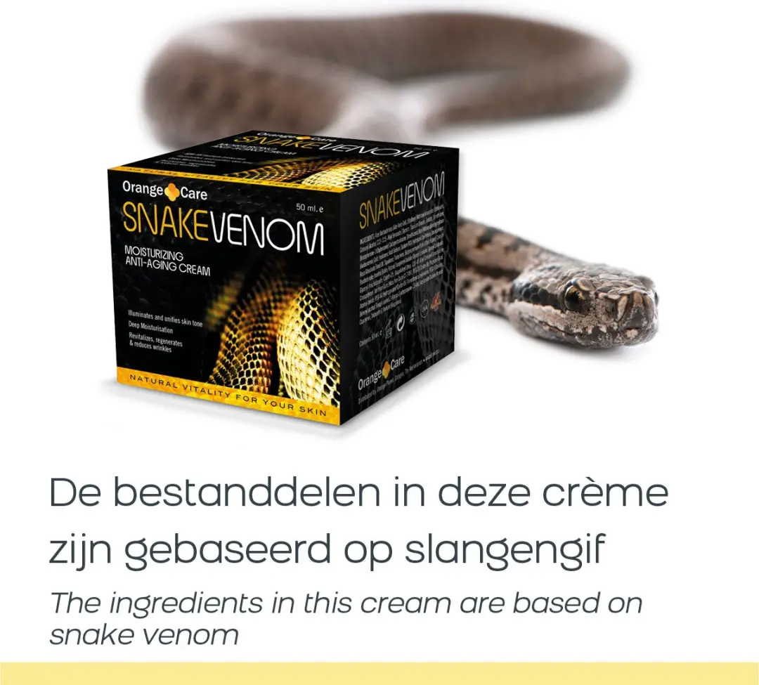 Orange Care Snake Venom Anti-Rimpel Gezichtscrème 50ml
