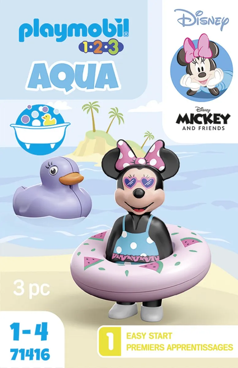 Playmobil 1.2.3 Disney Minnie Stranduitstapje 71416
