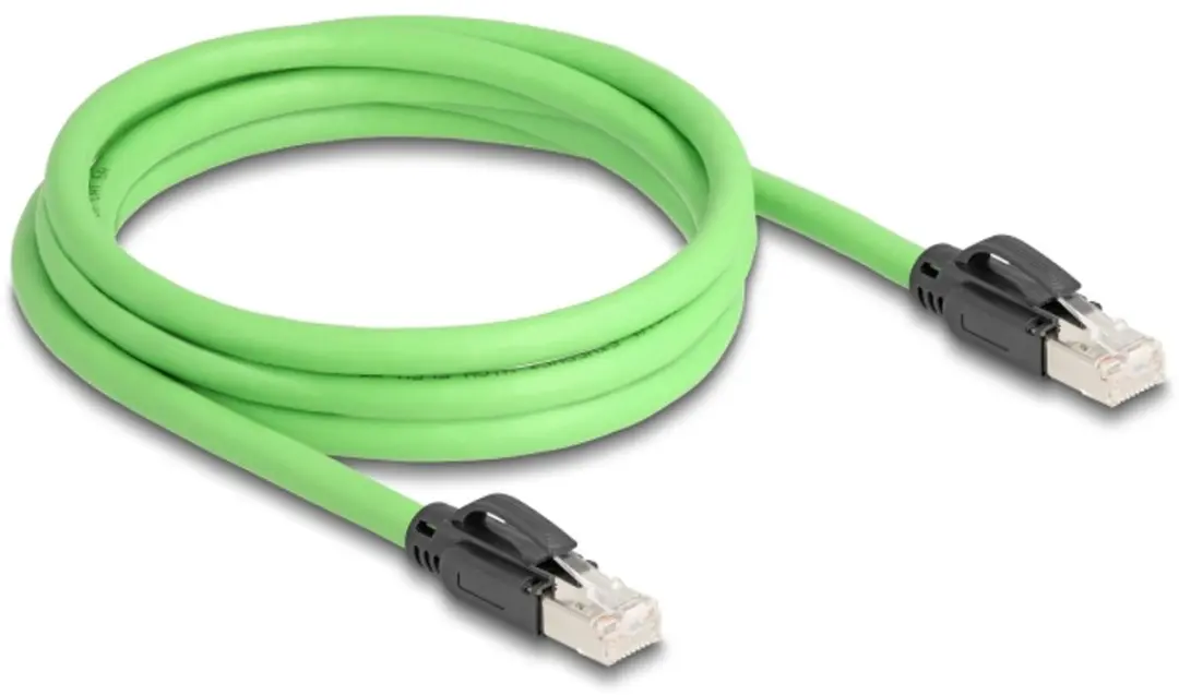Delock Cat.6A Netwerkkabel 2m - SF/UTP - Groene PUR mantel
