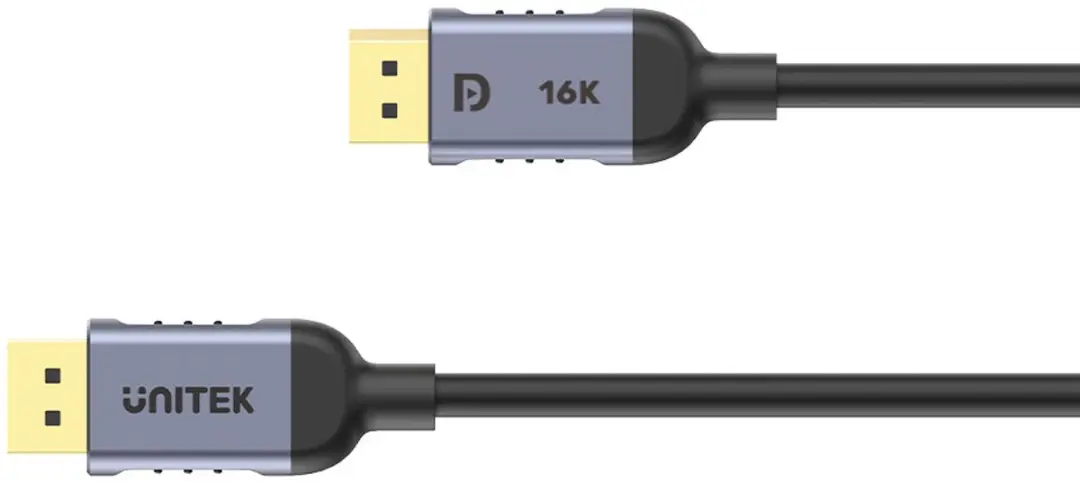 Unitek C1628GY01-3M DisplayPort Kabel - Zwart/Grijs