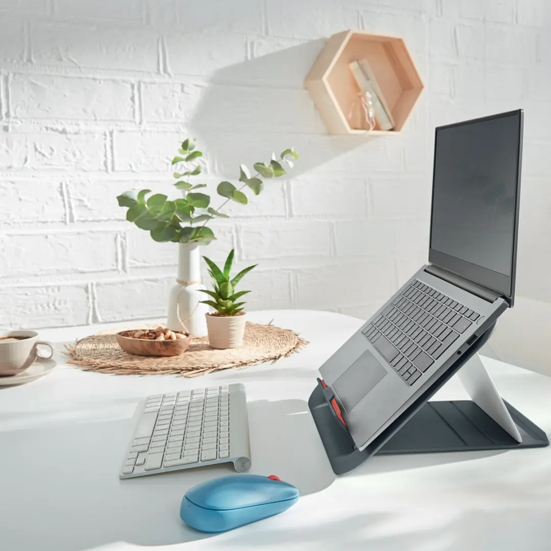 Leitz Ergo Cosy Laptopstandaard 13-17" - Grijs - afbeelding 6 van 6