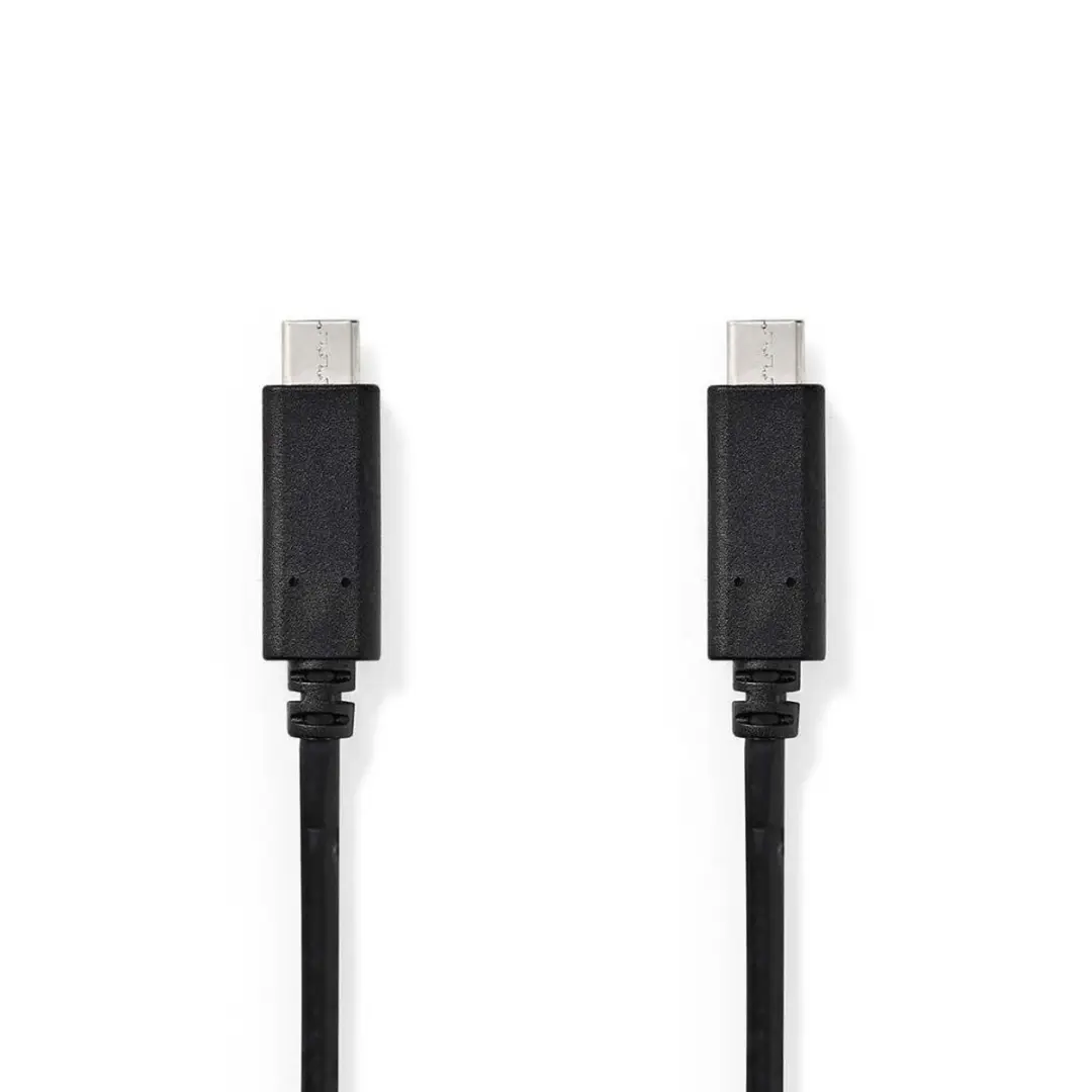 Nedis USB-C Kabel CCGP64700BK10 - 60W 4K@60Hz 1m - Zwart - afbeelding 6 van 6