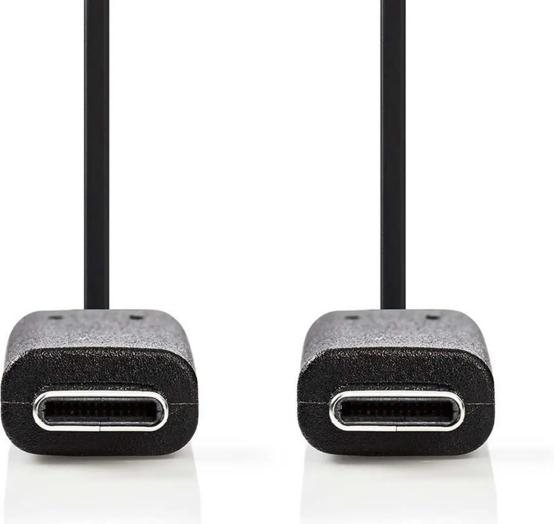 Nedis USB-C Kabel CCGP64700BK10 - 60W 4K@60Hz 1m - Zwart