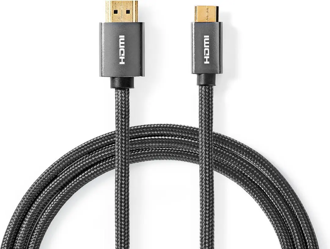Nedis HDMI-Kabel CVTB34500GY20 4K@60Hz 18Gbps 2m
