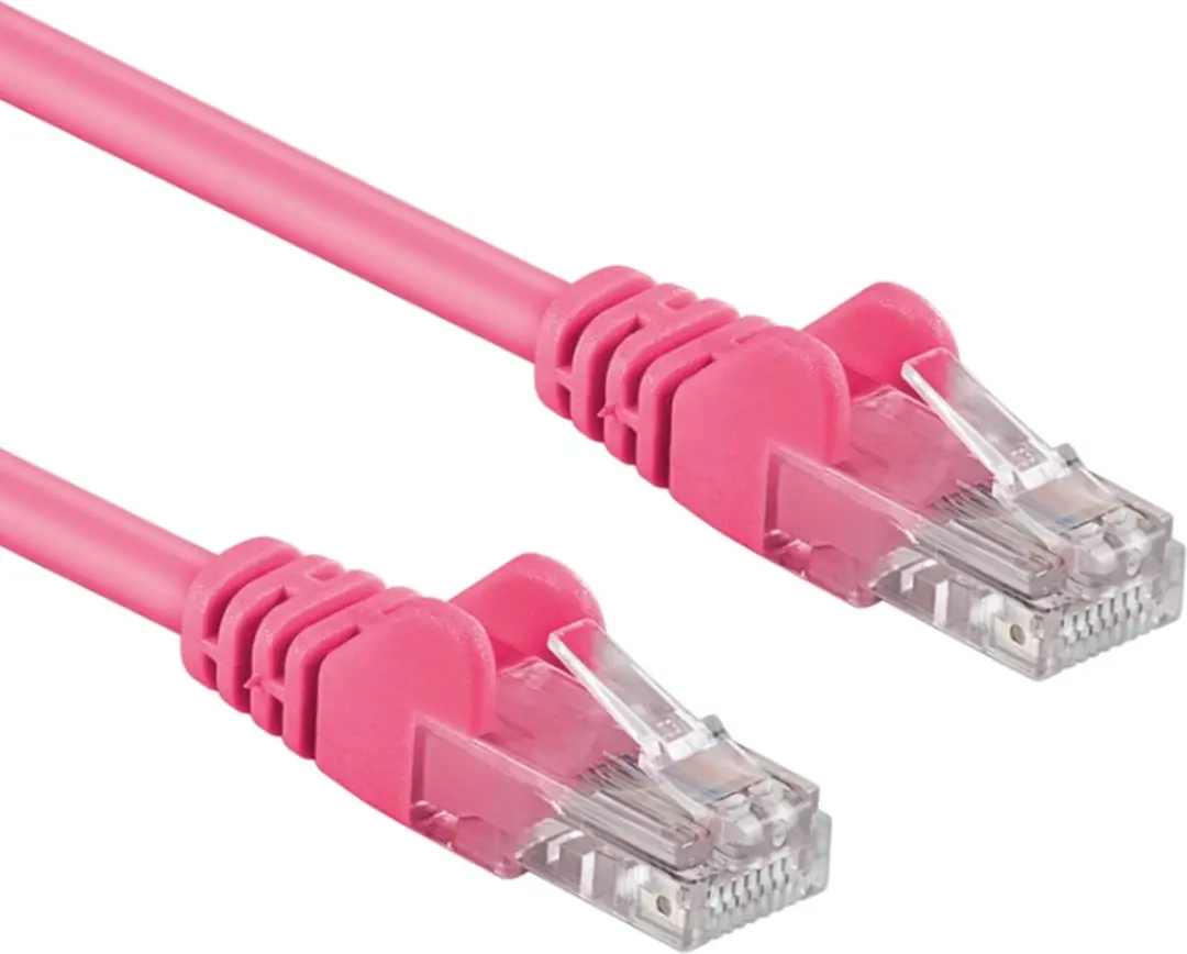 ACT Roze CAT6A Patchkabel 10m - Snagless RJ45