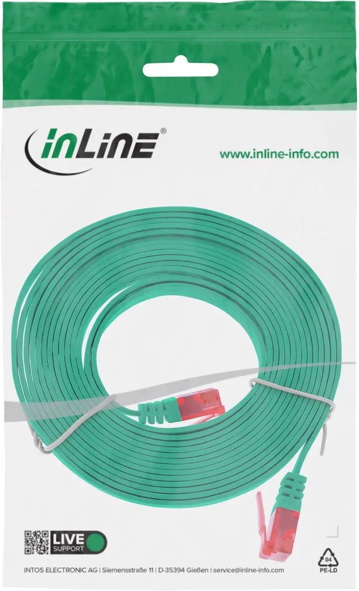 InLine Patchkabel Cat.6 U/UTP 5m - Groen