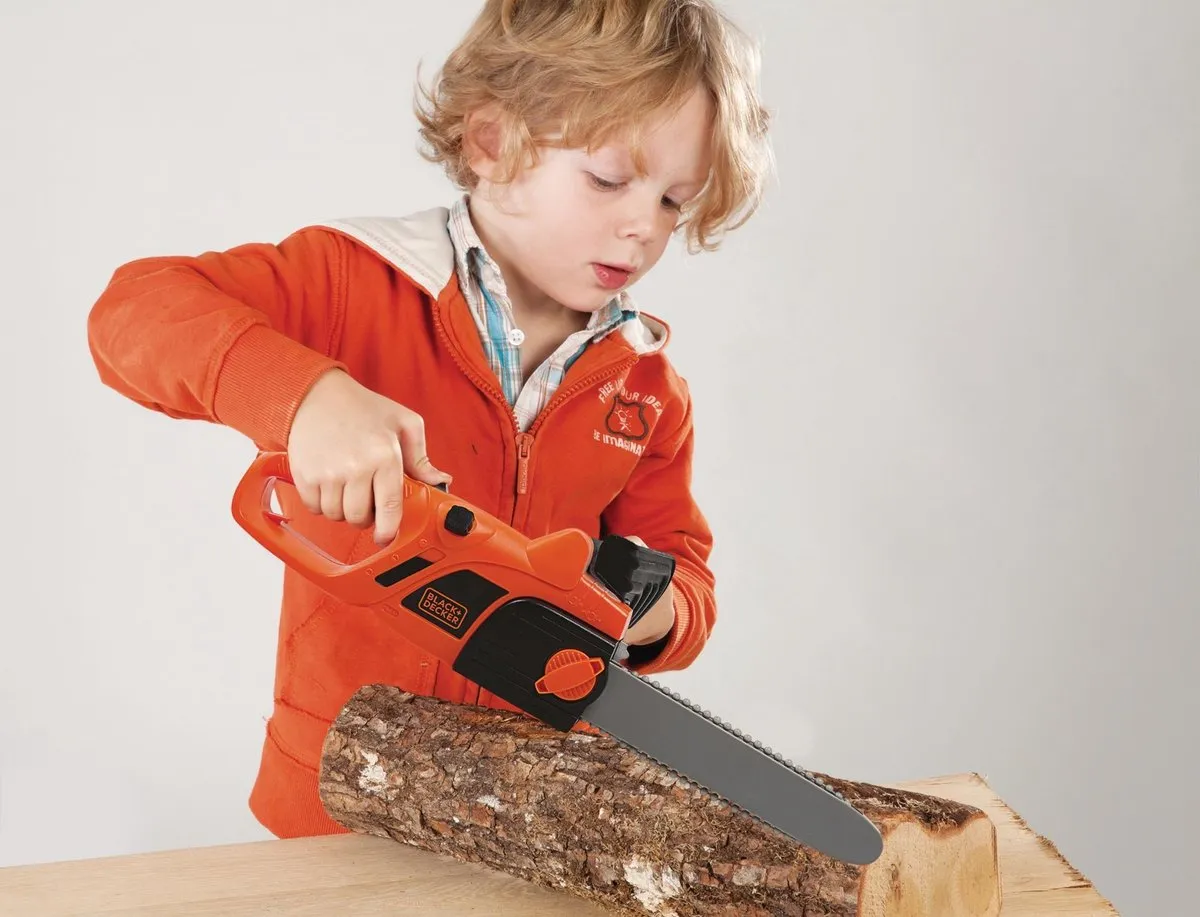 Smoby Black & Decker Kettingzaag - Zwart - afbeelding 3 van 5