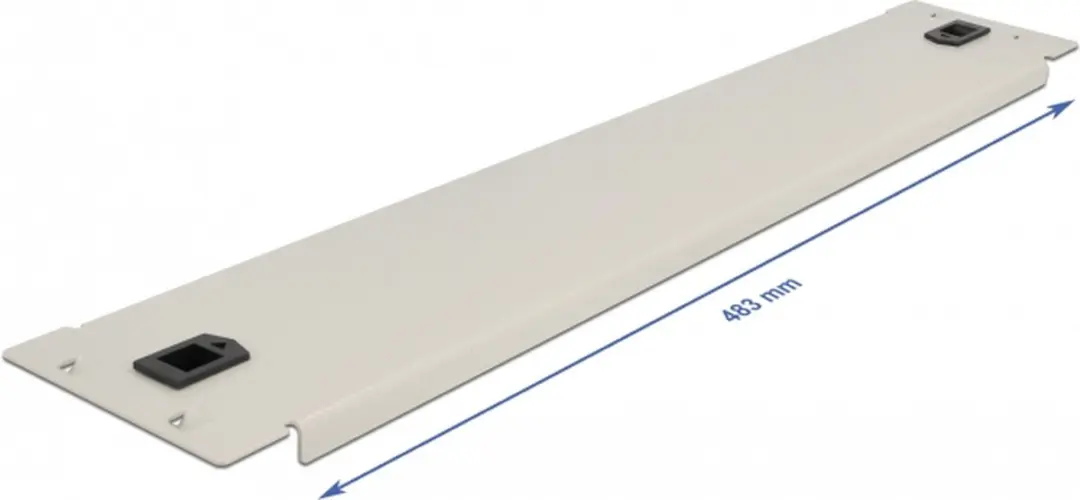 Delock 19" Network Cabinet Blind Cover 2U - Wit