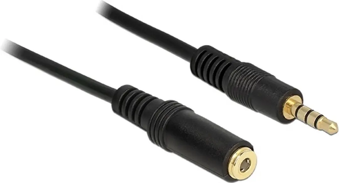 Delock 3,5mm Jack 4-polig Audio/Video Verlengkabel AWG24