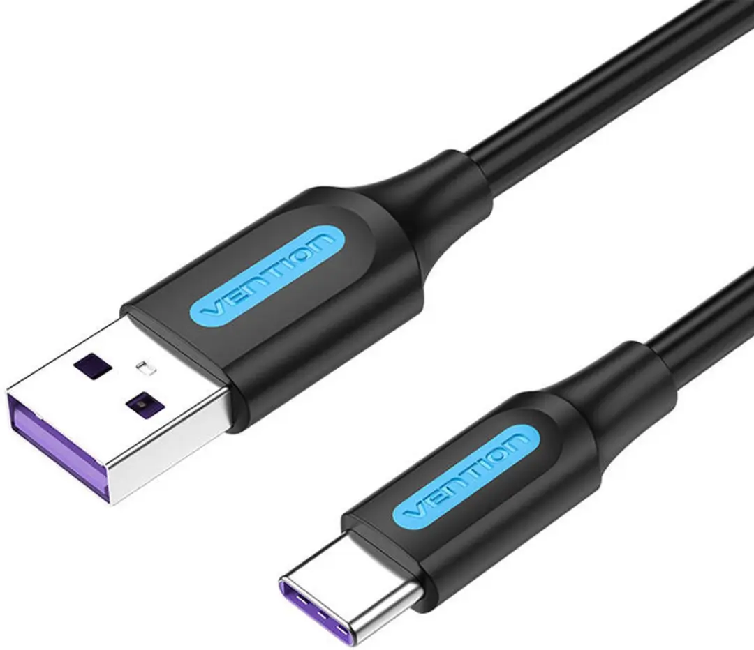Vention Corbf 5A USB 2.0 A naar USB-C Kabel 1m - Zwart