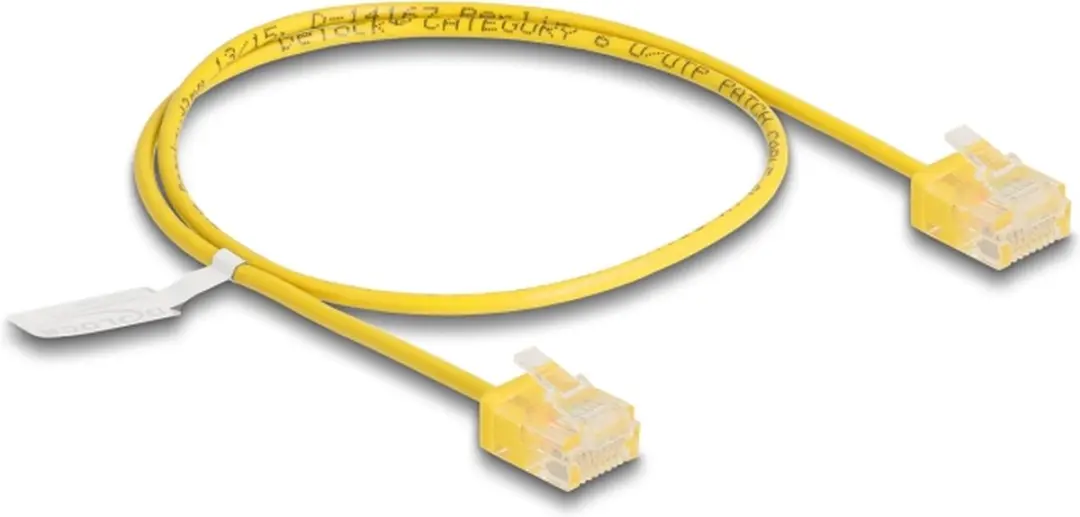 Delock RJ45 Cat.6 UTP Kabel 0,5m - Geel