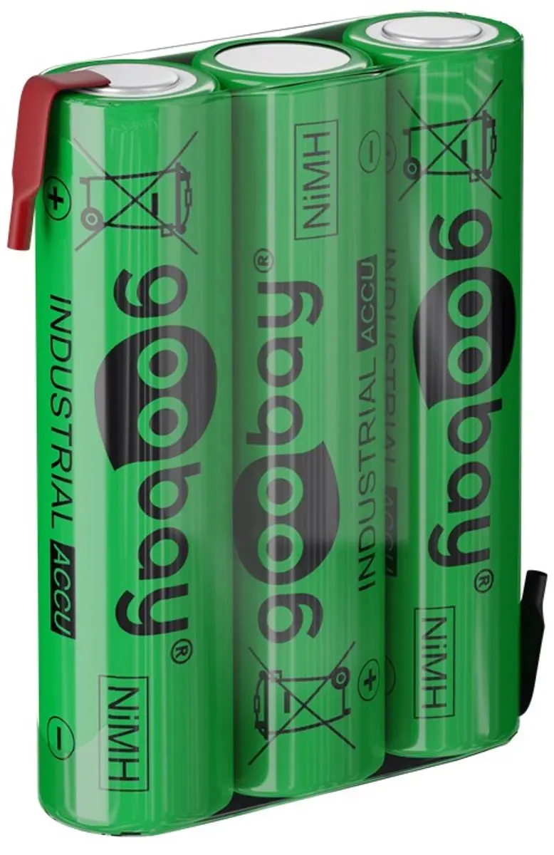 Goobay AAA Accupack 800mAh - 3 Stuks - Groen
