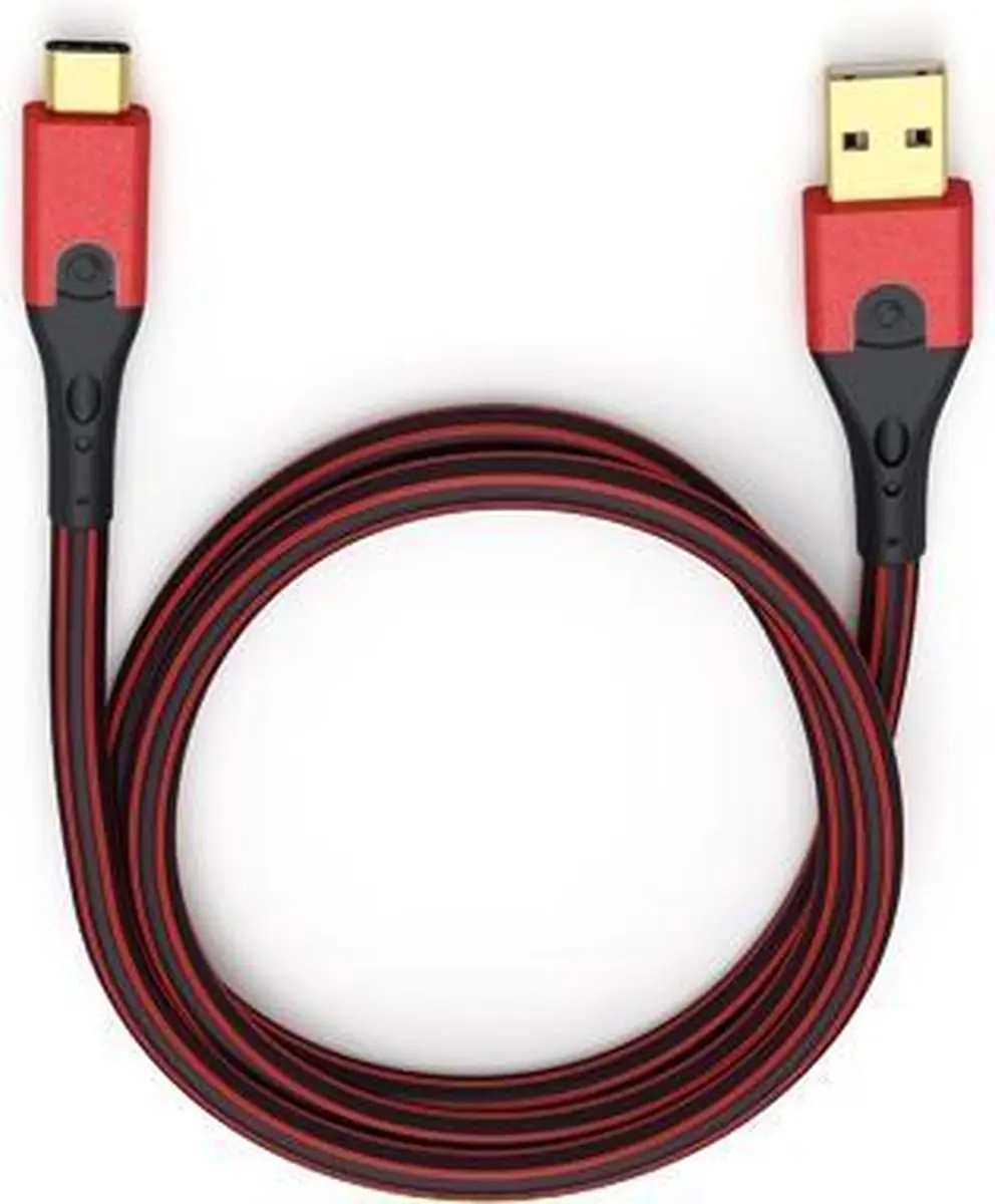 Oehlbach USB 3.2 Gen 1 Kabel 3m Rood/Zwart
