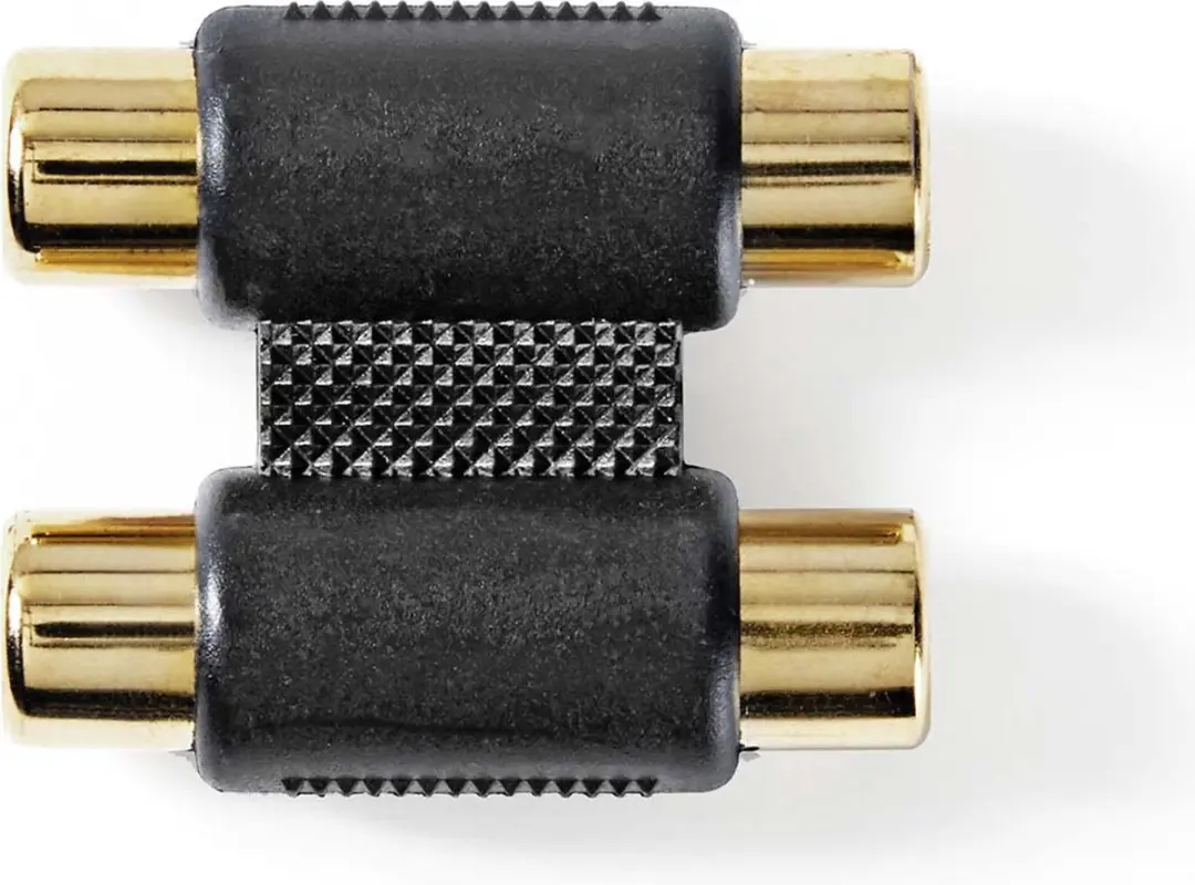 Nedis CABW24952AT Stereo-Audioadapter - 2x RCA - Verguld - Antraciet