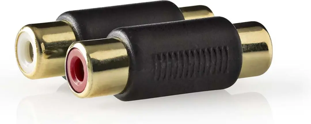 Nedis CABW24952AT Stereo-Audioadapter - 2x RCA - Verguld - Antraciet