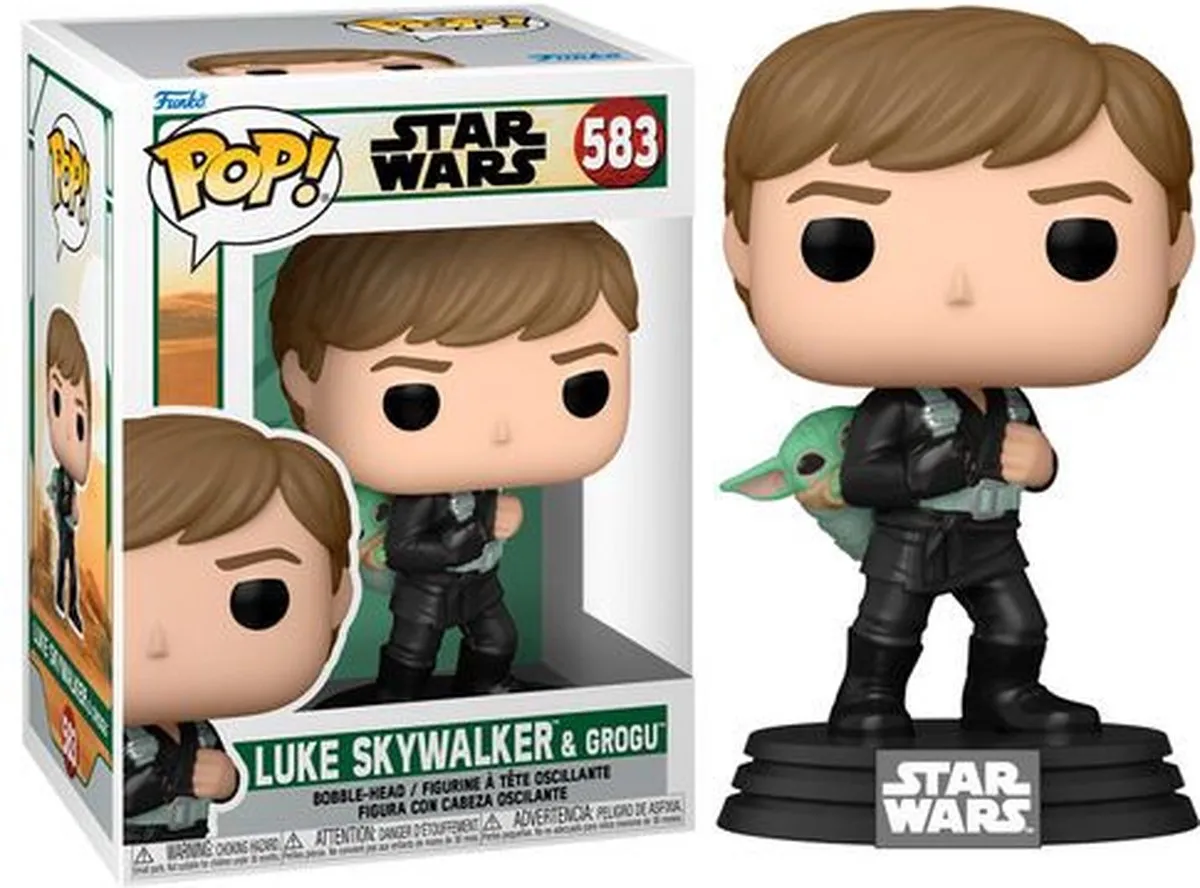 Funko Star Wars The Book of Boba Fett Luke Skywalker & Grogu Pop #583 - Multi - afbeelding 5 van 5