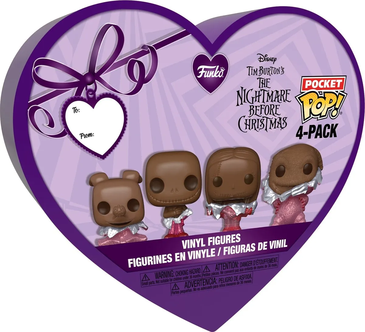 Funko Pocket Pop! Keychain The Nightmare Before Christmas - 4 Stuks - Veelkleurig - afbeelding 4 van 4