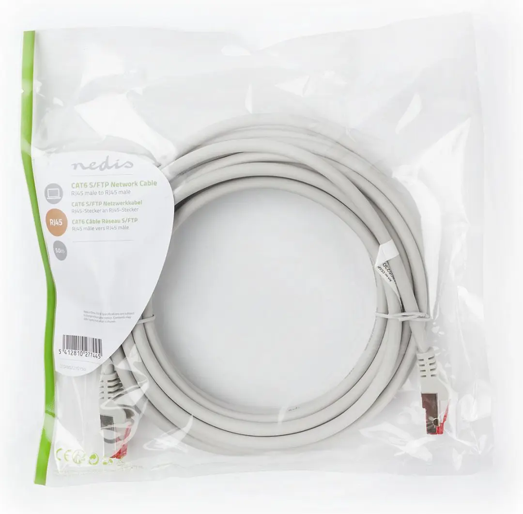 Nedis CAT6 Netwerkkabel RJ45 Male 5m - Grijs - afbeelding 6 van 6