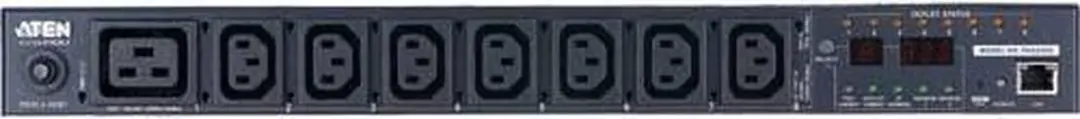 Aten PE8208G-AX-G eco PDU - 8 Poorten - Zwart
