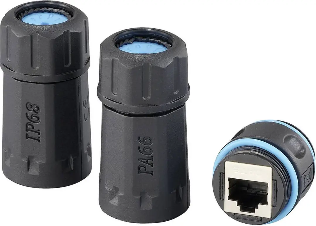 Renkforce RJ45 Netwerkadapter CAT 6 - Zwart