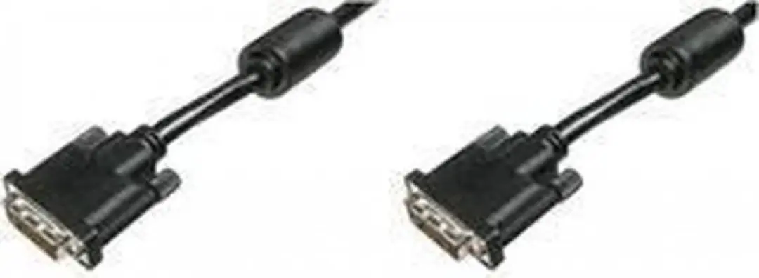 Digitus DVI Kabel AK-320101-100-S - Zwart