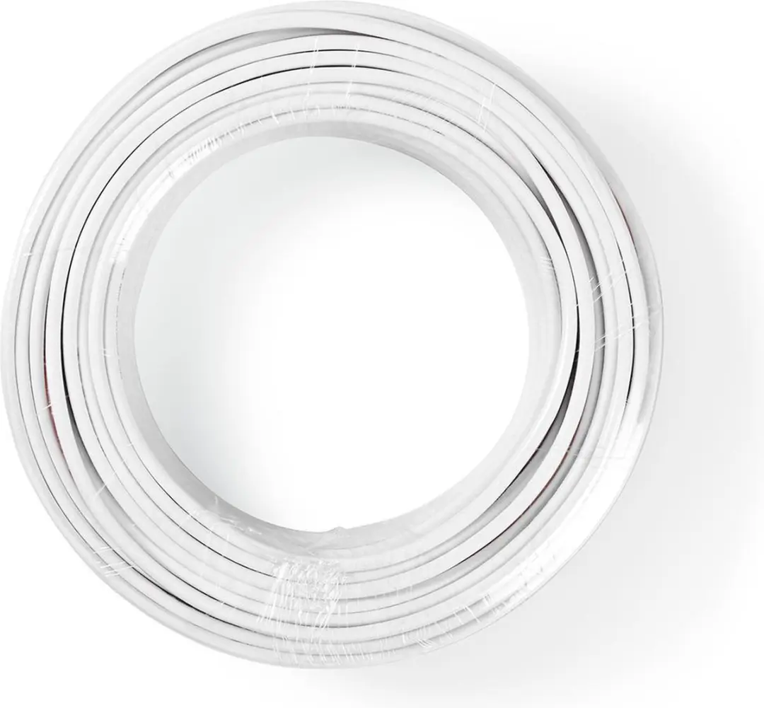 Nedis Speaker-Kabel CAGW2500WT250 - 2x 2.50mm² - 25m - Wit