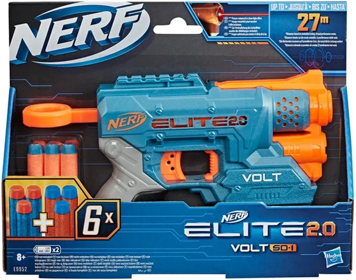 Nerf Elite 2.0 Volt SD-1 - Blauw/Oranje