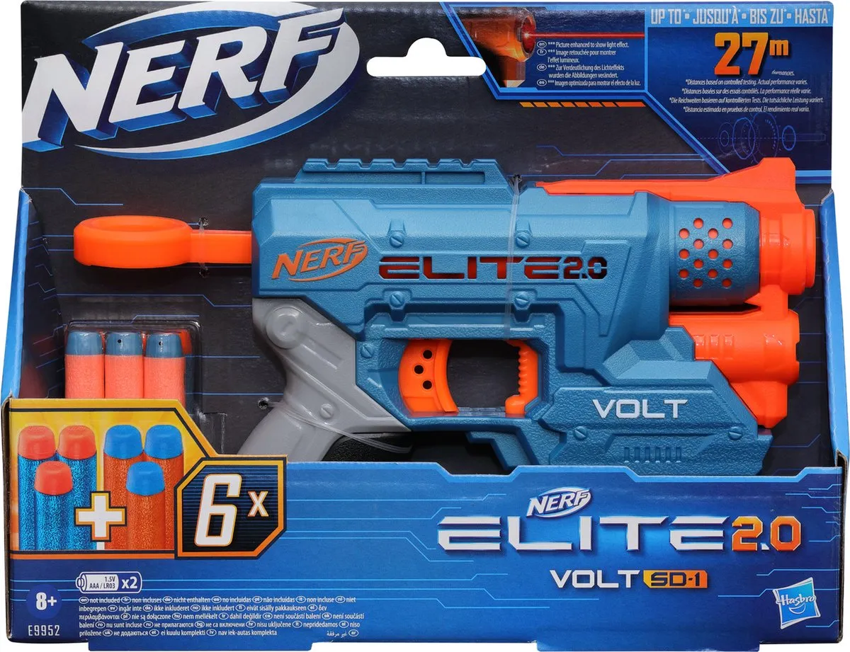 Nerf Elite 2.0 Volt SD-1 - Blauw/Oranje