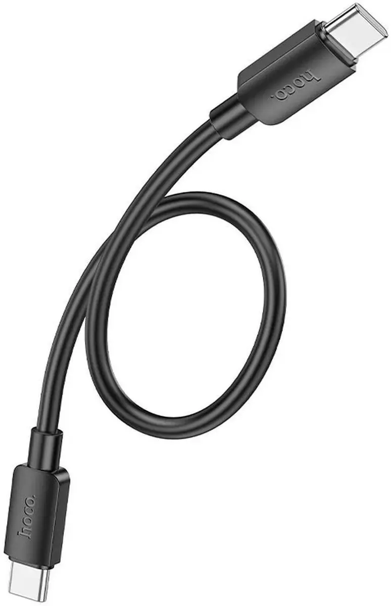 Hoco X96 USB-C Laadkabel 60W PD 0.25m - Zwart