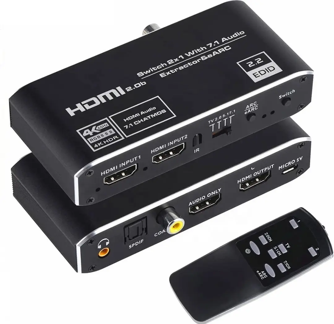 NÖRDIC SGM-199 HDMI Switch 2 naar 1