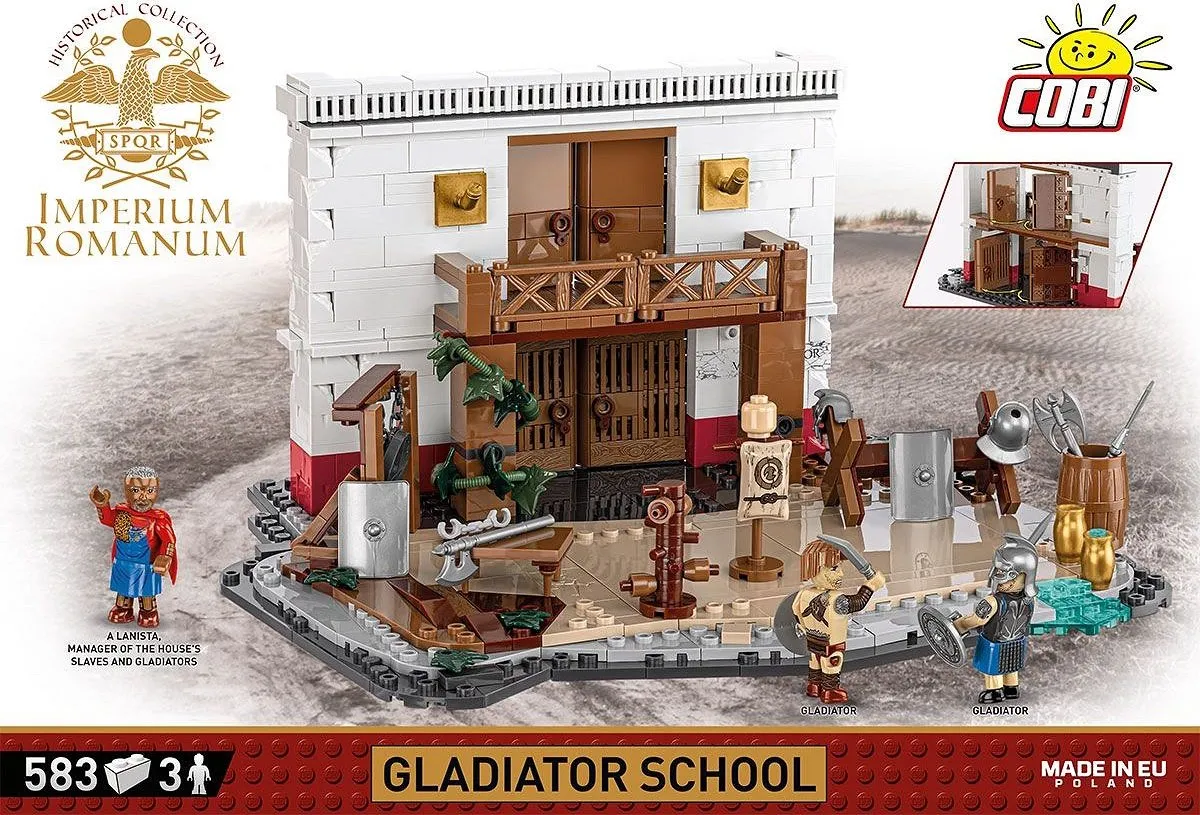 Cobi Gladiator School COBI-20070 - 583 Stukken - Meerkleurig - afbeelding 6 van 6