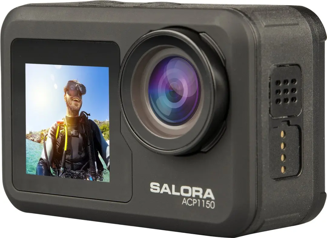 Salora ACP1150 Actiesportcamera 4K - 12MP - Zwart