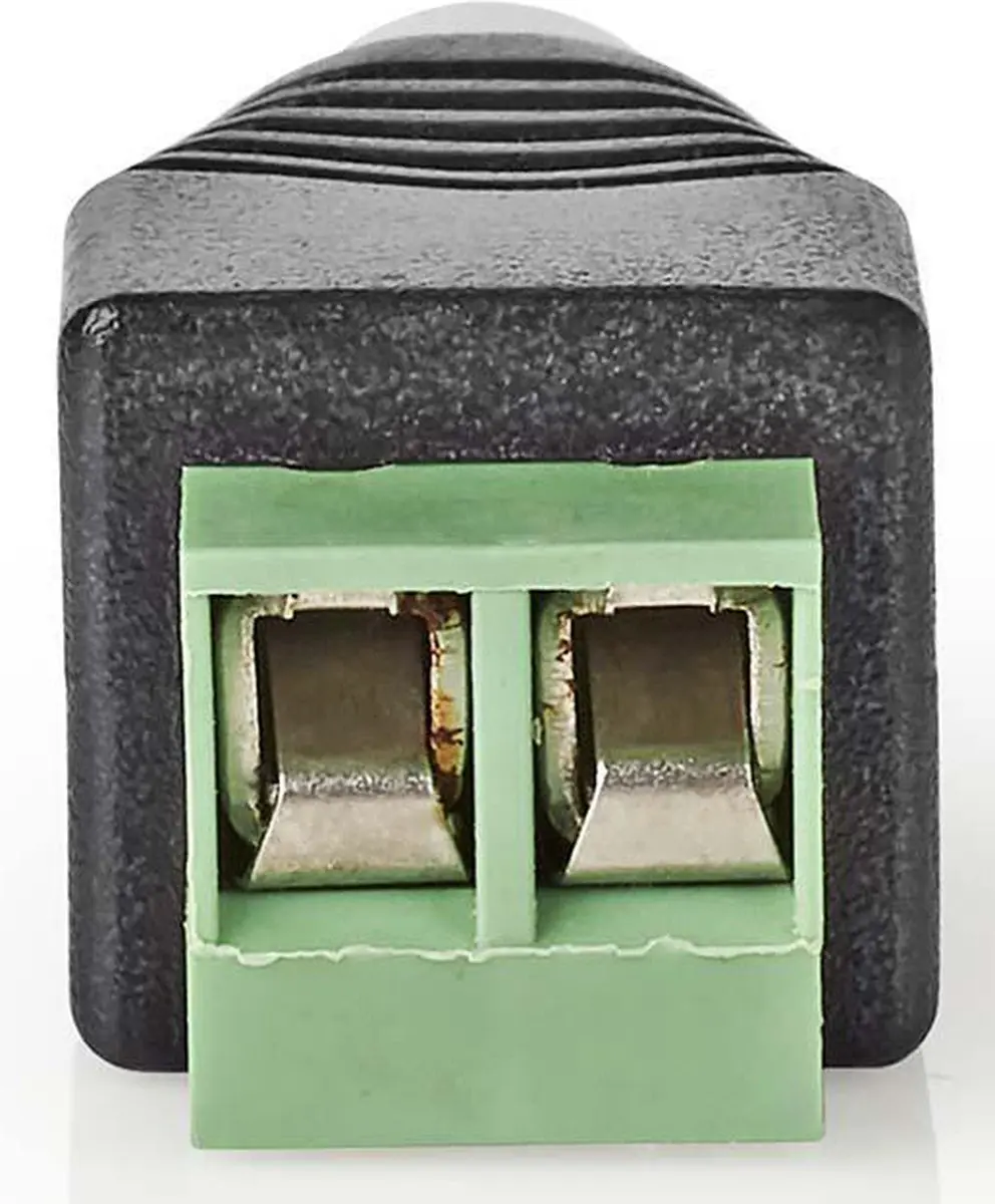 Nedis CCTV-Security Connector 2-Voudig - DIN Female - Groen/Zwart