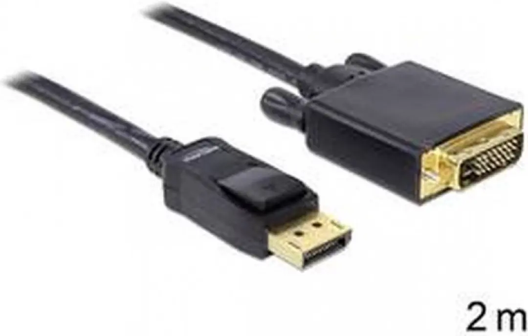 InLine DisplayPort naar DVI Kabel 17112 - 2m - Zwart