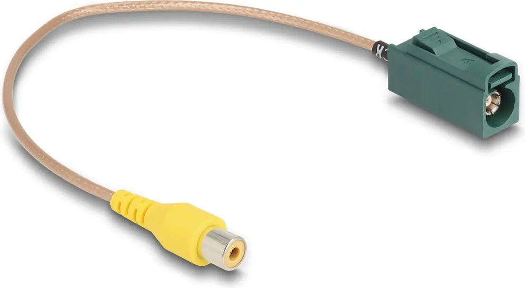 Delock FAKRA E naar RCA Kabel RG-179 32cm
