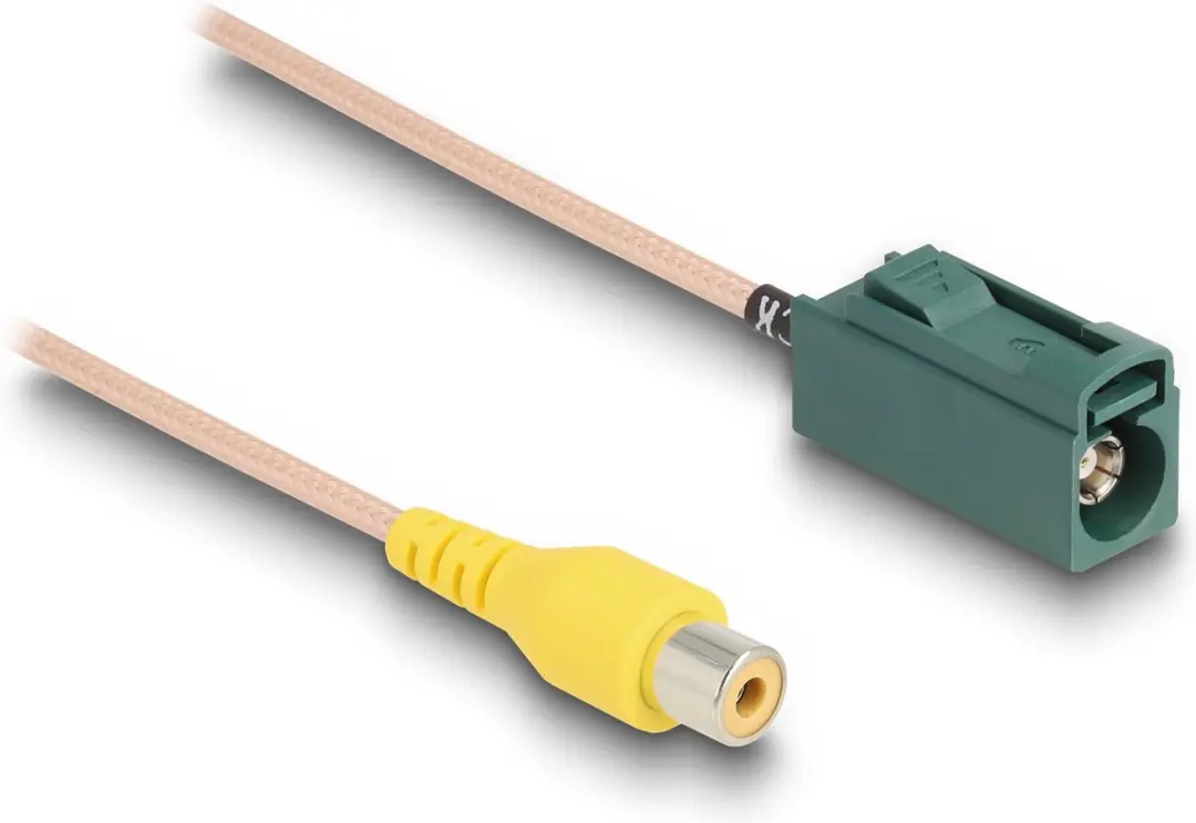 Delock FAKRA E naar RCA Kabel RG-179 32cm