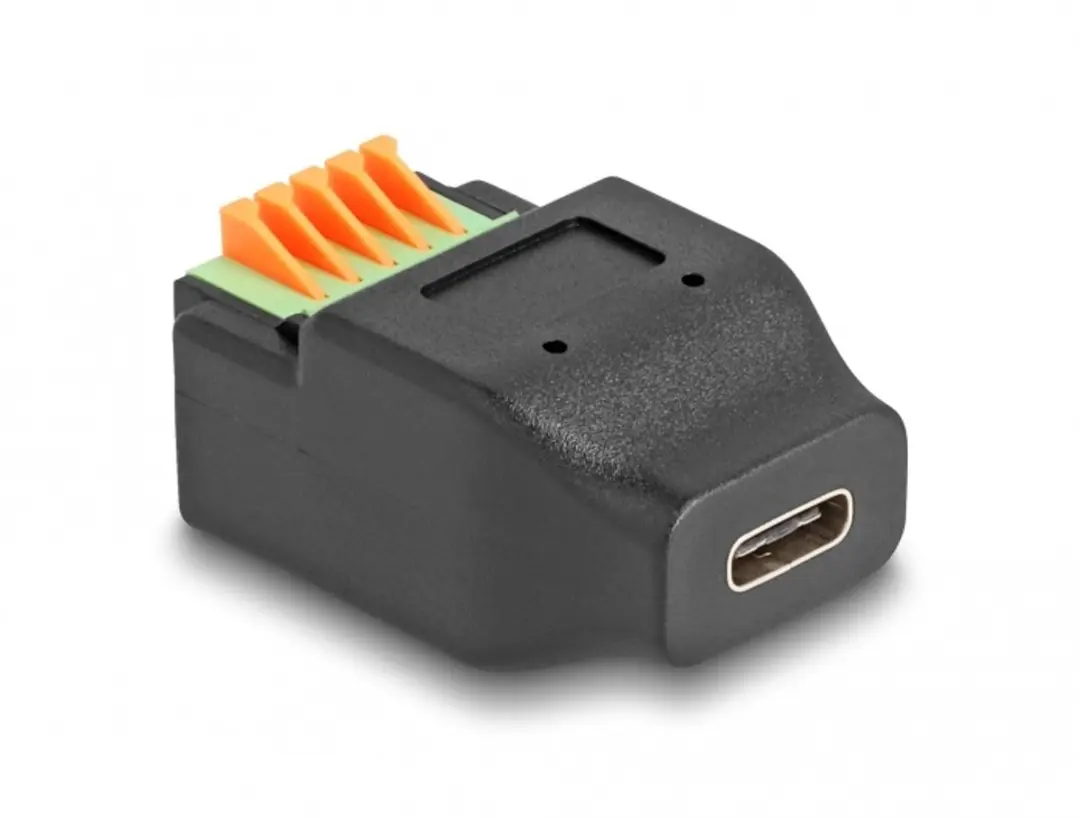 Delock USB Type-C 2.0 Adapter met Terminal Block