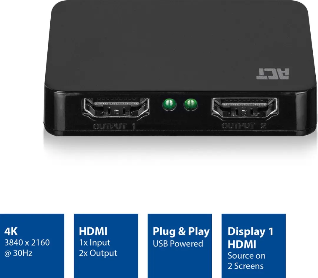ACT 4K HDMI 1.4 splitter 3 poorts AC7835