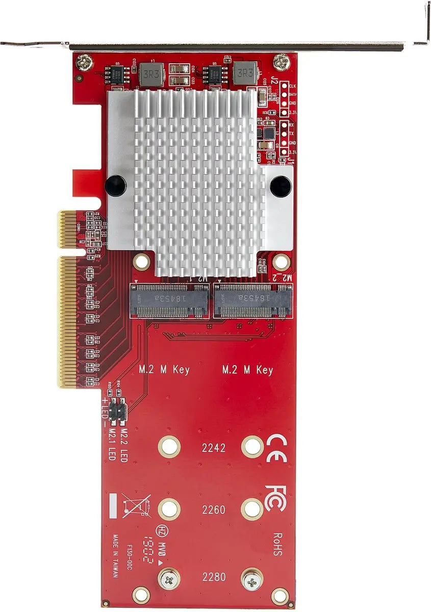 Startech PEX8M2E2 PCIe M.2 SSD-kaart